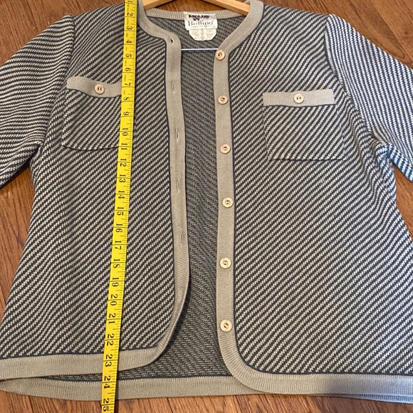 Bellino Lager’s Fancy Party/ Work Sweater Cardigan - Picture 3 of 11